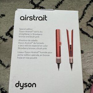 Dyson Airstrait Straightener ( strawberry bronze and blush pink )